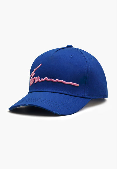 Signature Baseball Cap Bleu