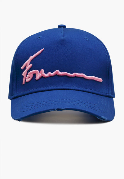 Signature Baseball Cap Bleu