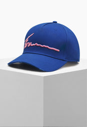 Signature Baseball Cap Bleu