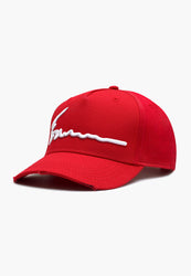Signature Baseball Cap Rouge