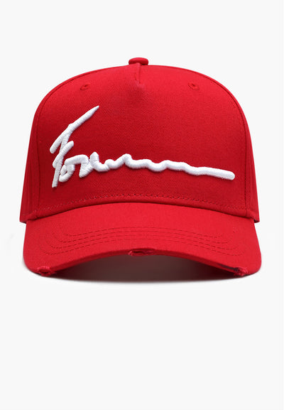 Signature Baseball Cap Rouge